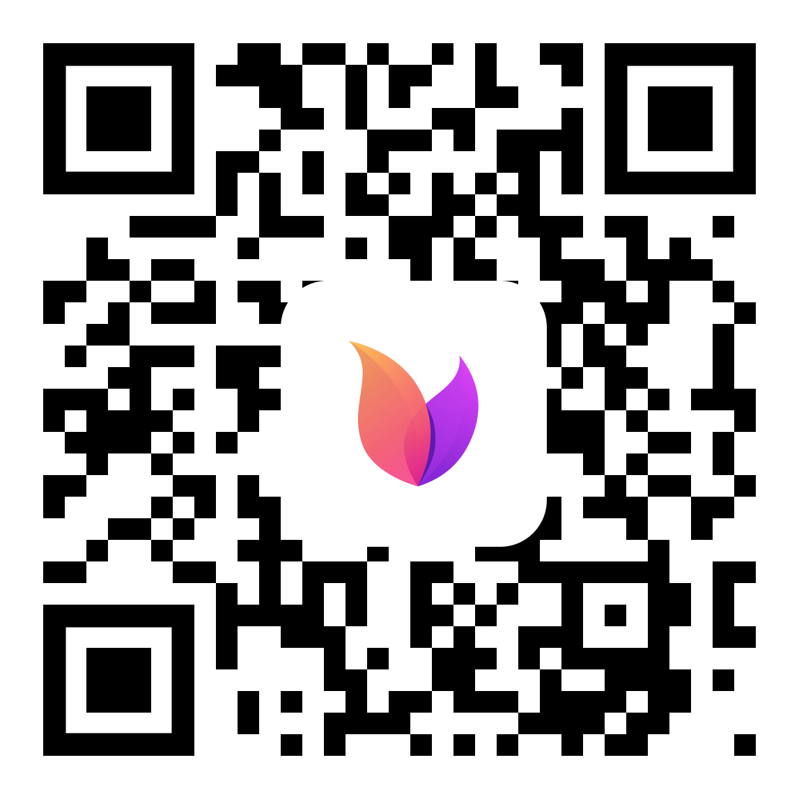 CORN download QR code